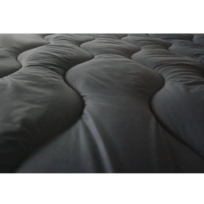 ABEIL Piumino bicolore - 140 x 200 cm - Bianco e grigio