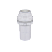Aquariumline Attacco Serbatoio Bulkhead colore bianco ad incollaggio Ø50mm