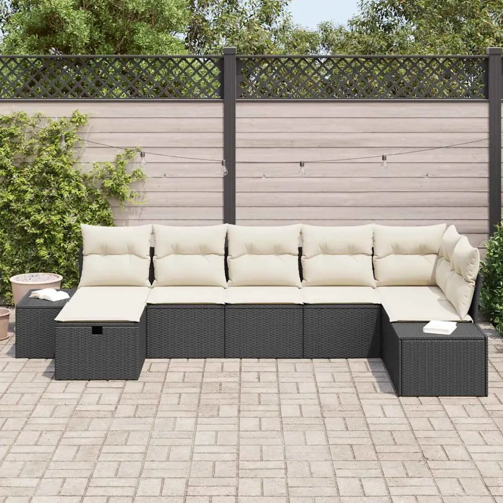 Set di divani con cuscino 8 pcs polyrattan