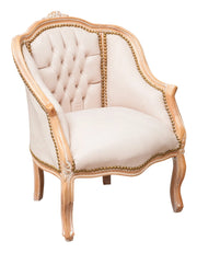 Biscottini Poltrona stile francese Luigi XVI in legno massello di faggio XVI, faggio,