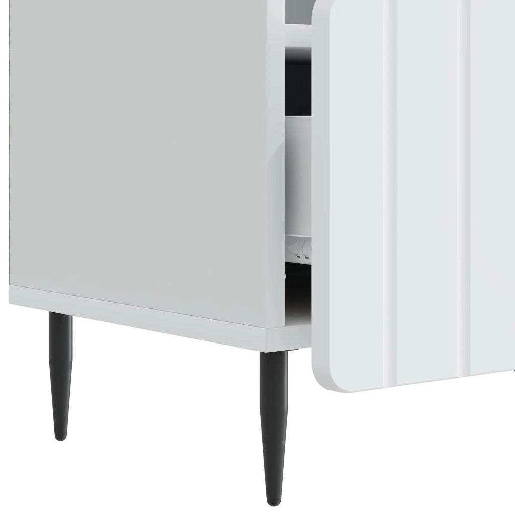 Mobile TV Bianco 102 x 34,5 x 50 cm Legno ingegnerizzato 894445