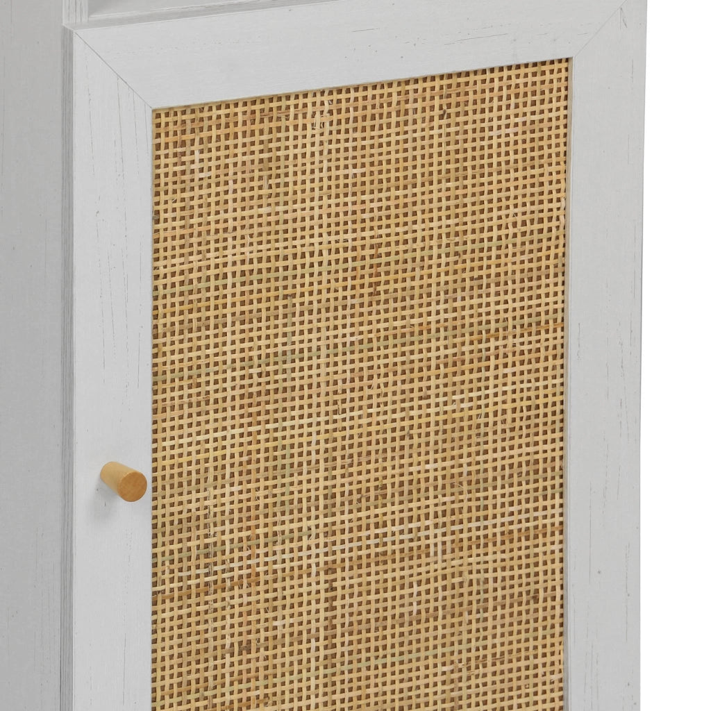 Armadio portaoggetti per il bagno, bianco sporco