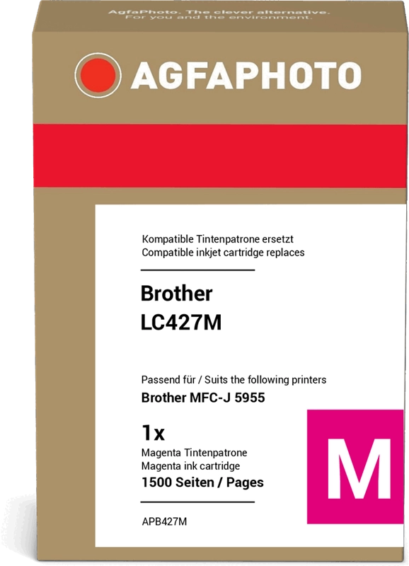 ORIGINAL Agfa Photo Cartuccia d'inchiostro magenta APB427M ~1500 Seiten