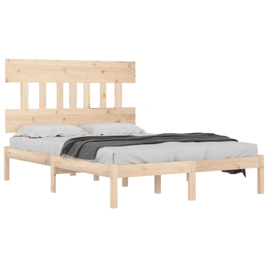 Giroletto-Struttura Letto in Legno Massello 160x200 cm 134196