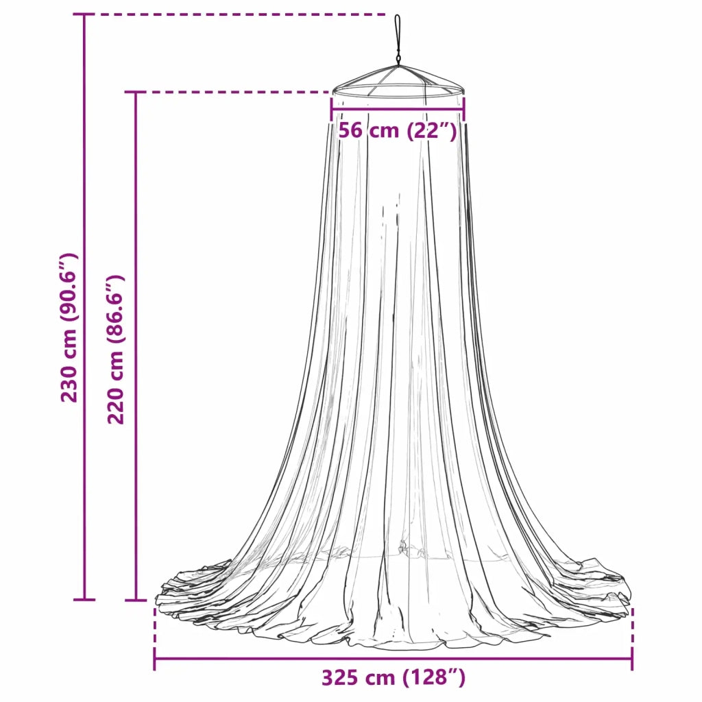 Zanzariera per letto 156 maglia 3 pcs 156 maglia Bianco 42033555