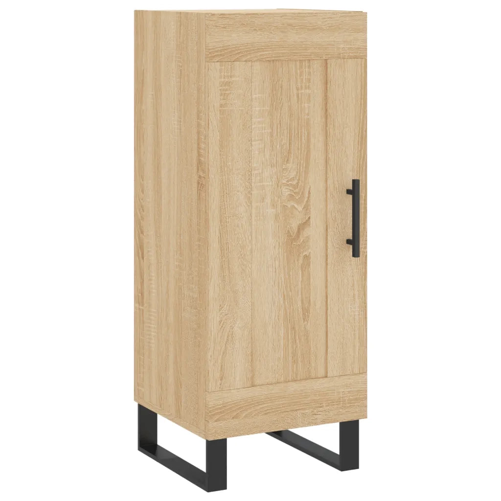 Credenza-Buffet-Armadio da cucina Rovere Sonoma 34,5x34x180 cm in Legno Multistrato 915992