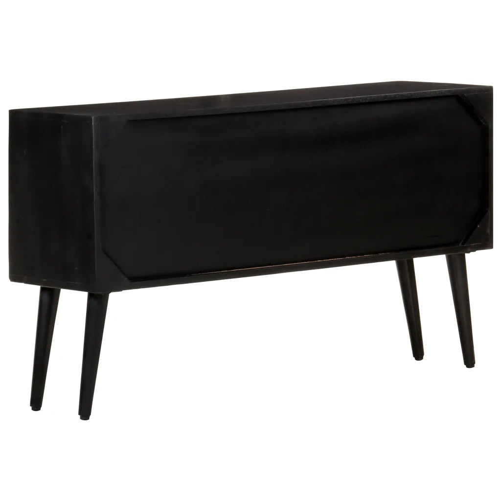 Credenza-Buffet-Armadio da cucina 110x33x64 cm in Legno Massello di Mango
