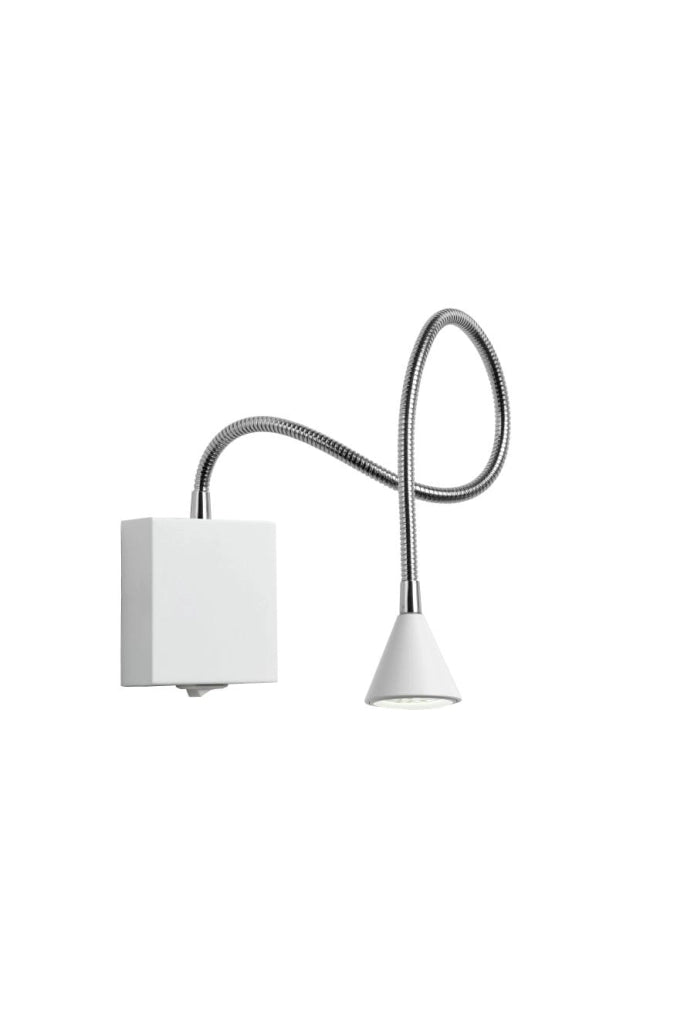 Applique da lettura Lucide Buddy LED 3W 4000K bianco/cromo