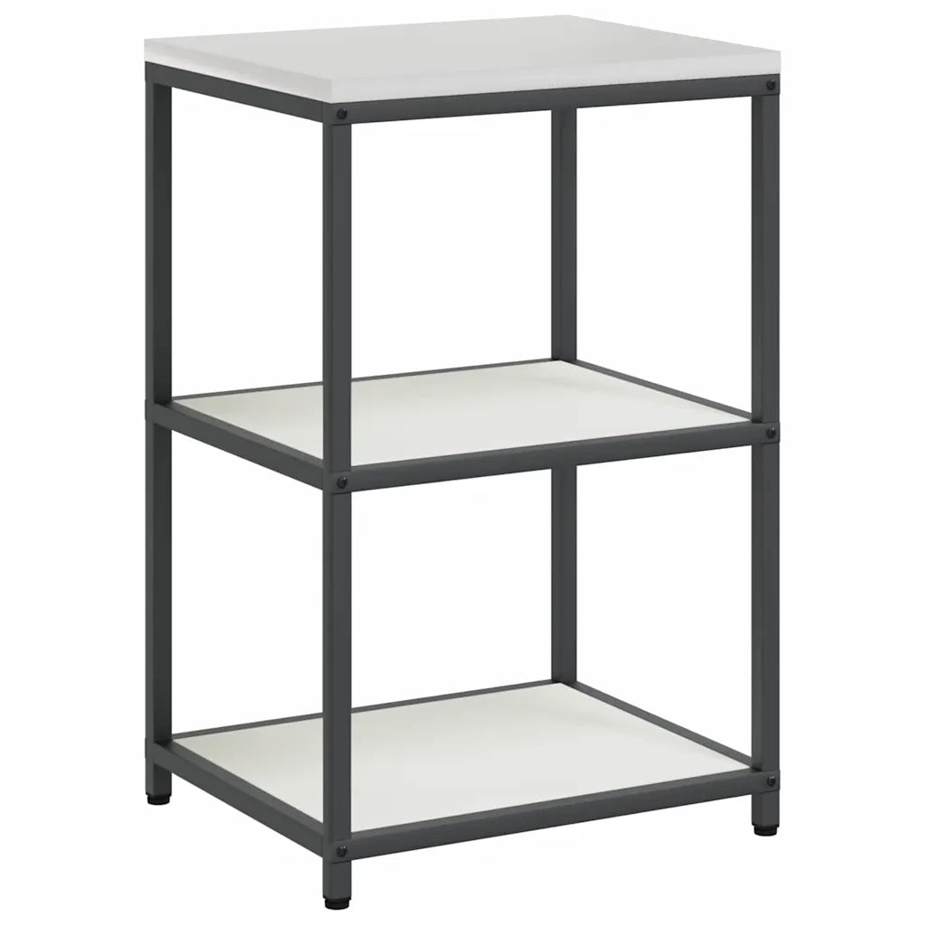 Set di Stoccaggio per Cucina con lo scaffale 3 pcs Bianco