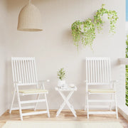 Cuscini per Sedia 2 pz Crema 40x40x4 cm in Tessuto Oxford 314006