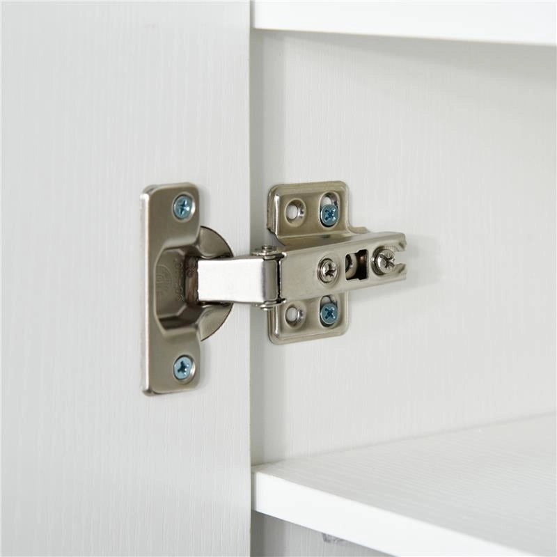 ARMADIO A SCARPIERA IN LEGNO 83 X 30 X 90 CM COLORE BIANCO