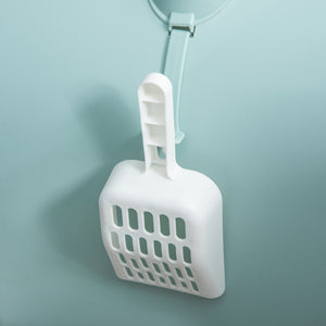 Lettiera per Gatti 43x44x47 cm con Paletta e Vassorio in Polipropilene Verde