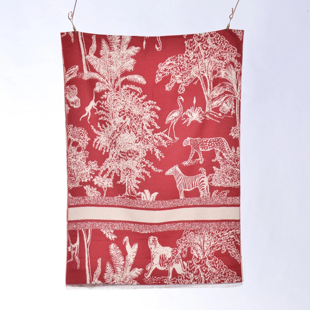 Nuova sciarpa jacquard con motivo a cuori per donna, versatile scaldacollo
