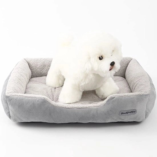 Casa per Cani e Gatti, Divano per Cani e Gatti, Cuscino per Cani e Gatti, Materasso per Cani e Gatti, Dimensioni: 40*31*10 cm, Materiale: Orthopedico, Antislip, Lavabile, Color: Grigio, Ideale per Piccoli Cani e Gatti.