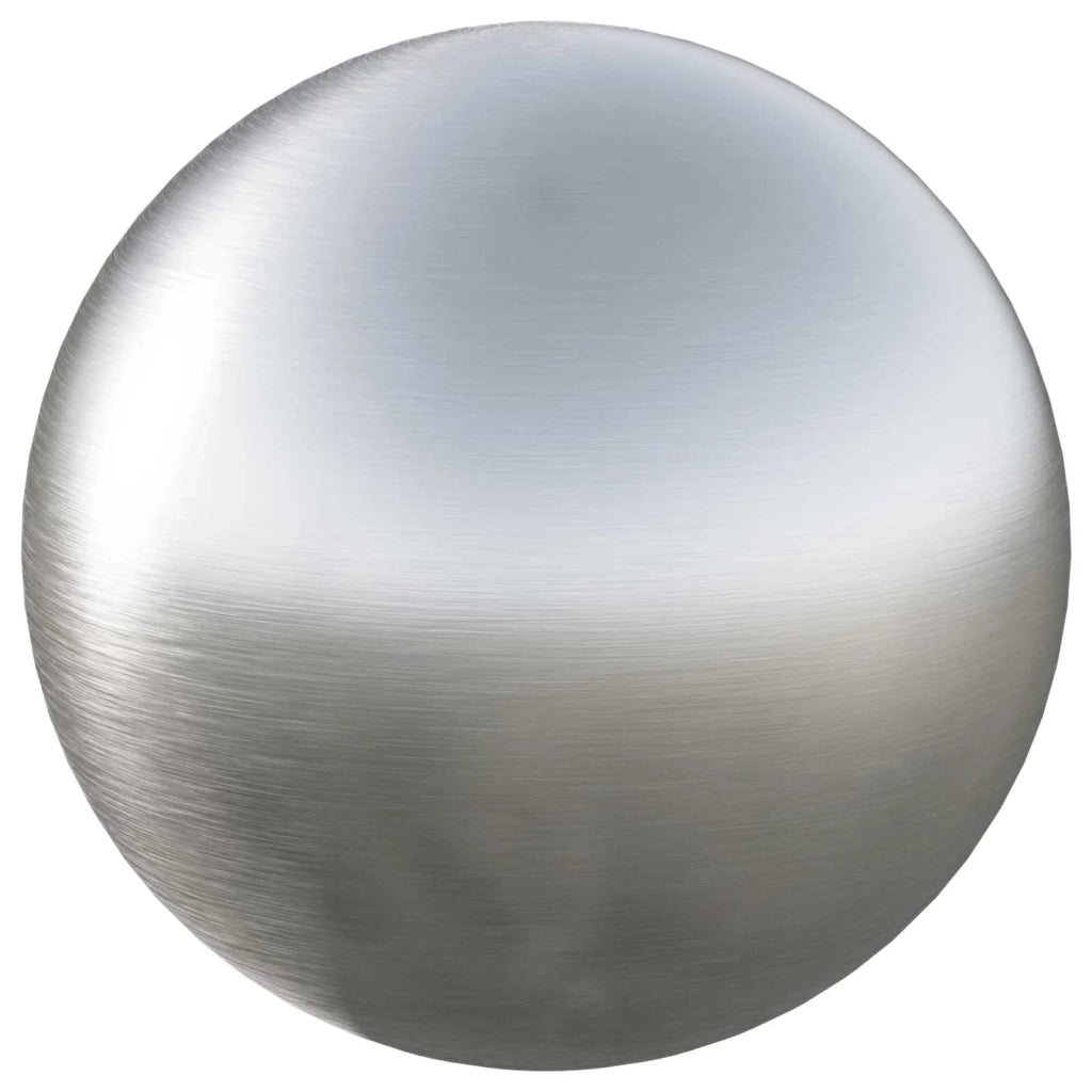 Palla Spazzolata 8 pcs Ø 5 cm Argento Acciaio Inossidabile 201 42008412