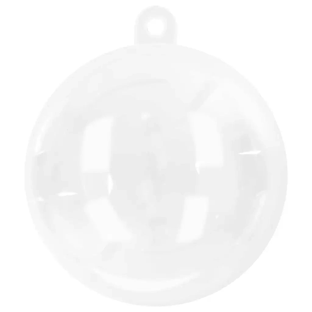 Set di Palle di Natale 100 pz Trasparente ? 10 cm CFW3174027