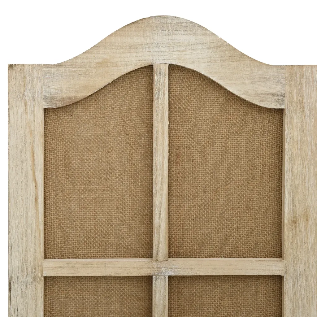 Divisorio a 6 Pannelli Marrone 214x165 cm in Tessuto cod mxl 62167