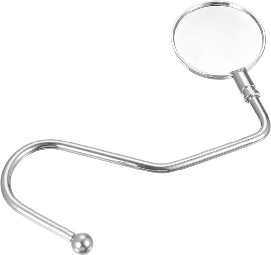 Manicotto da appendere per abiti, borsa e accessori - Tasca decorativa per contenitore di pulizia - Argento, 10 cm, femminile.