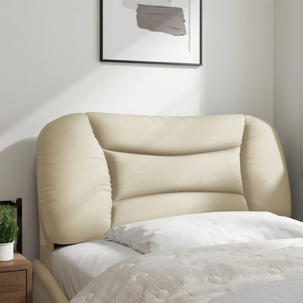 Cuscino Testiera Hvar Crema 90 cm in Tessuto CFW9673331