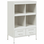 Credenza | Madia | Buffet da pranzo | Armadio da pranzo Bianca 68x39x101,5 cm in Acciaio