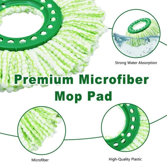 Accessori di sostituzione per capi microfibra Libman Tornado, compresi 4 pezzi.