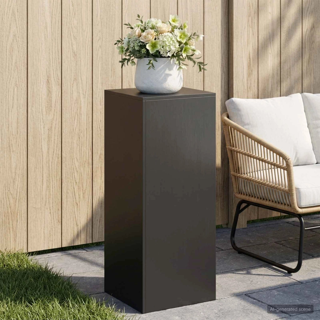 Supporto per piante Nero 40 x 40 x 100 cm Acciaio 8012558