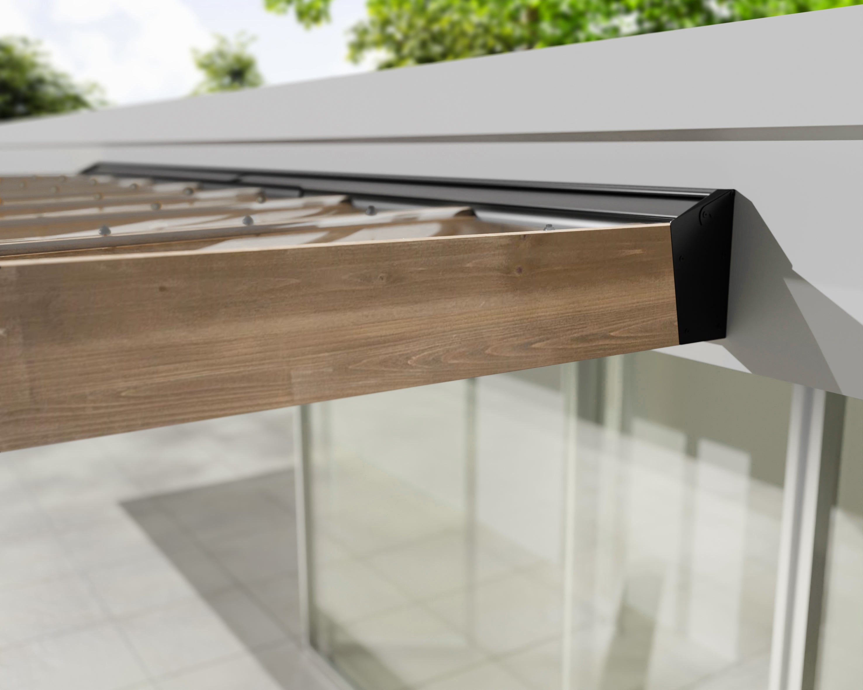 Pergola Helsinki 3X10 m Pergola in legno di cedro