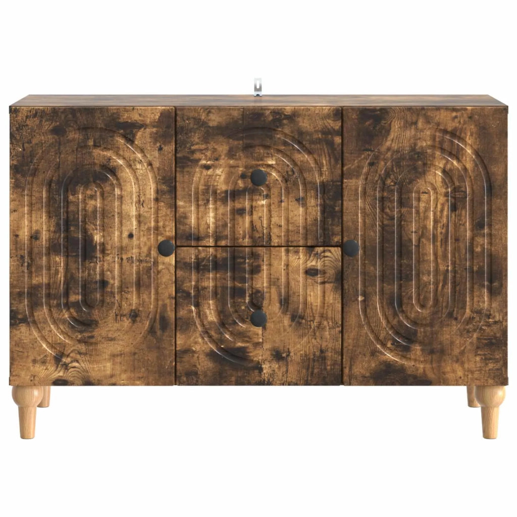 Mobile TV Rovere Fumo 89 x 34,5 x 60 cm Legno ingegnerizzato
