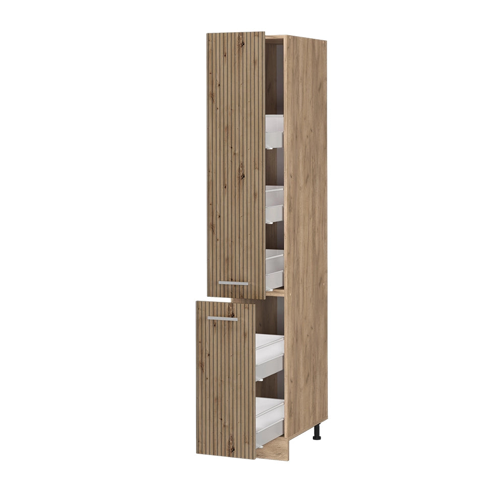 Vicco Armadio da farmacia Rovere artigianale 30 cm