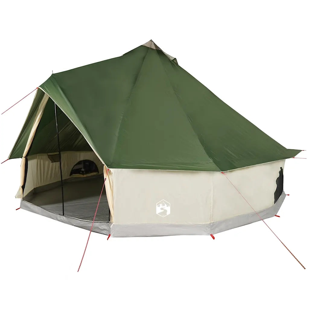 Tenda Familiare Tipi per 8 Persone Verde Impermeabile 94588