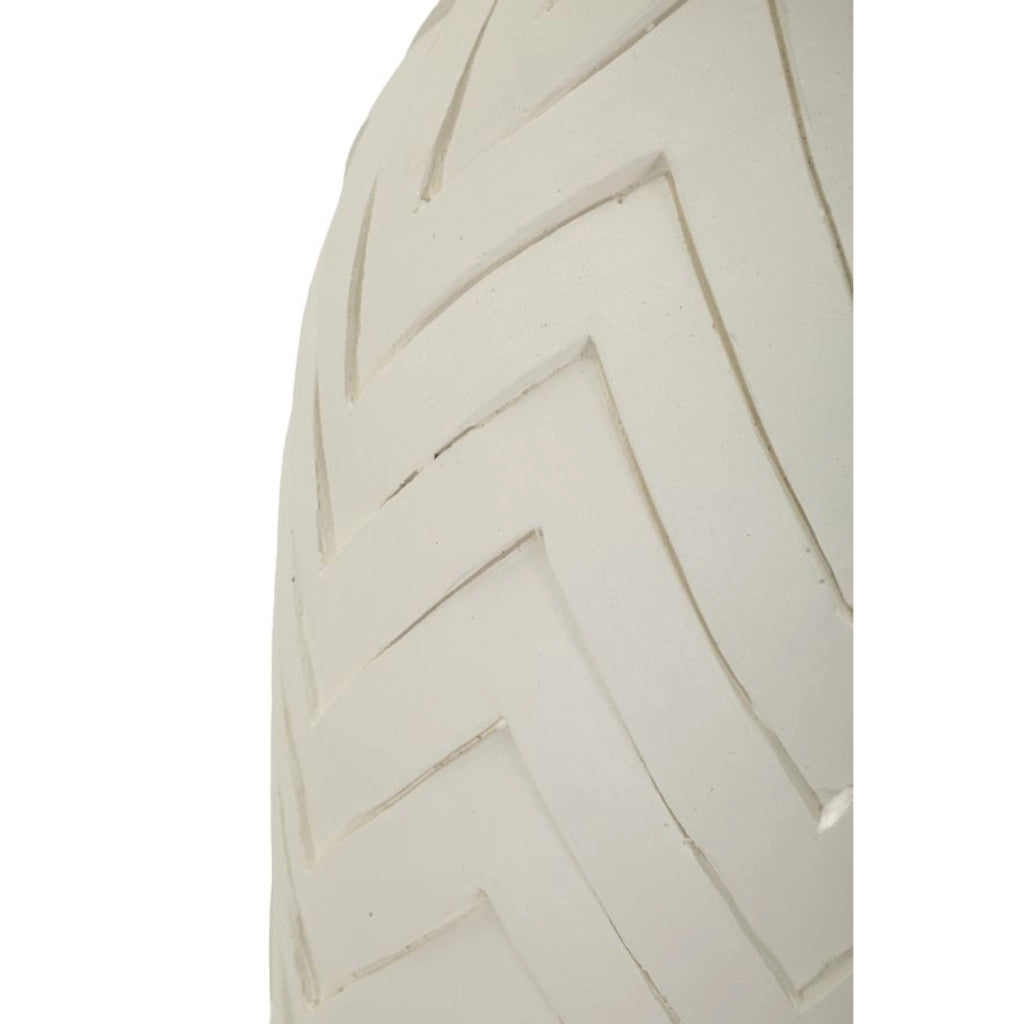 Vaso Decorativo VKH813, Beige, Poliresina, 29x29x60 cm