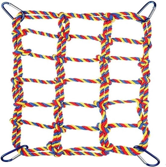 Ladderbrug in tessuto per animali da appendere con 4 ganci per gatto, coniglio, uccello, roditore (28 x 18 cm)