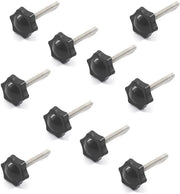 Maniglia a Manovella 32mm - Vite di Regolazione - Maniglia di Forza - Acciaio Inossidabile - Plastica - Duratura e Facile da Installare - Maniglia di Vite