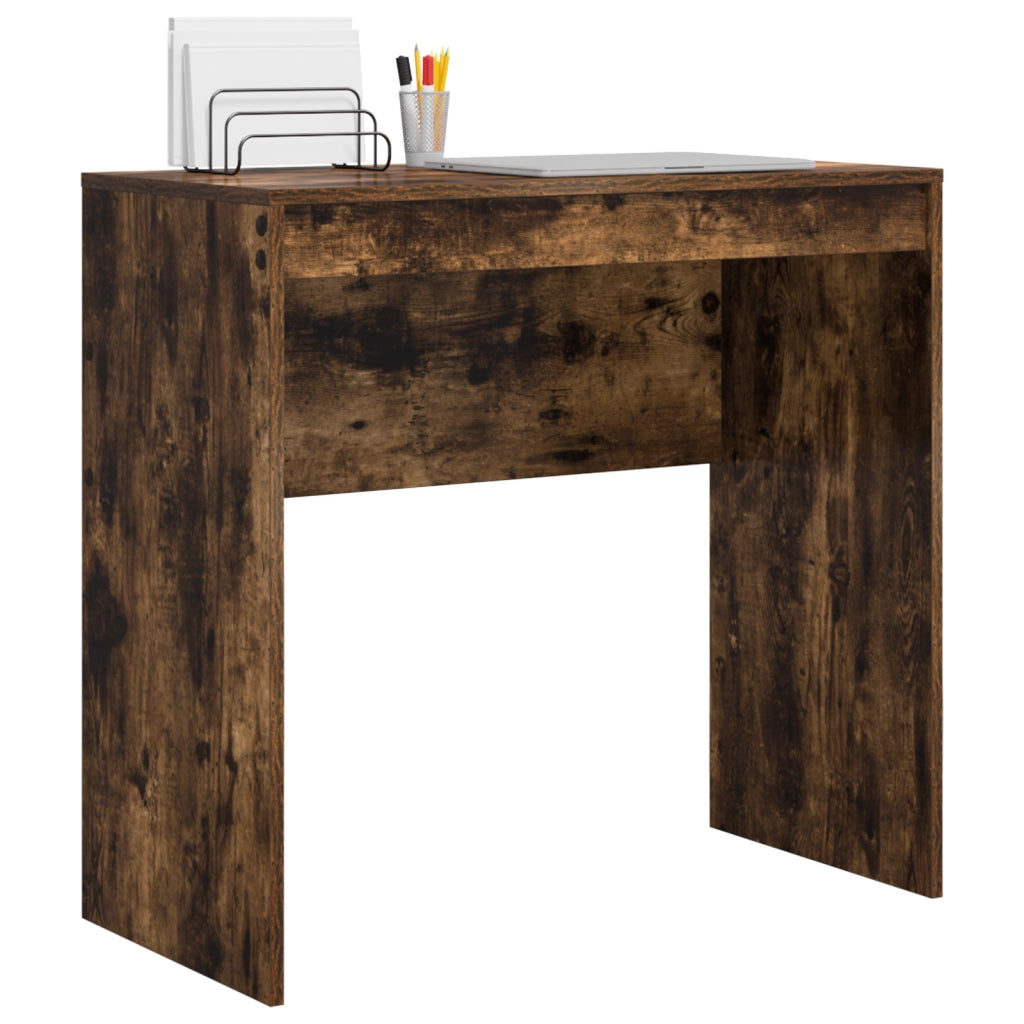 Scrivania Rovere affumicato Legno ingegnerizzato Compatta