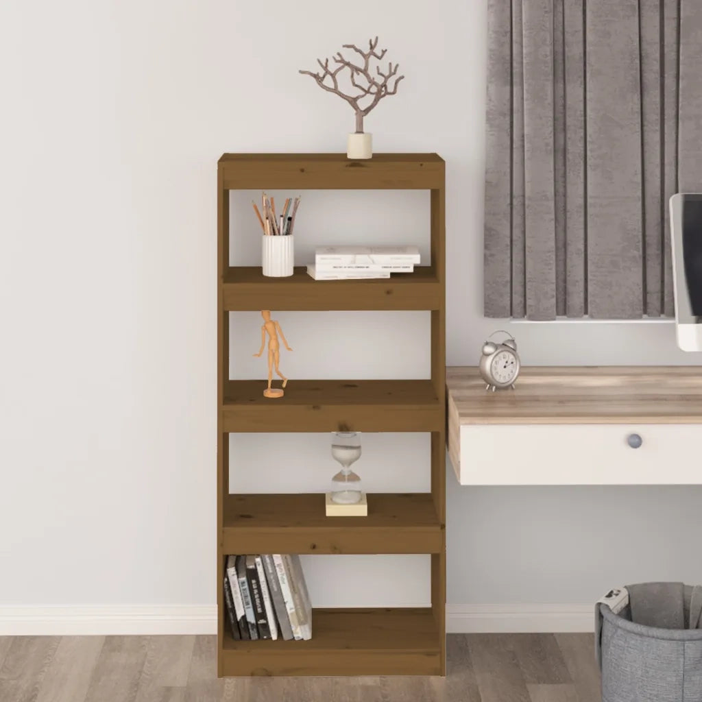 Libreria/Divisorio Ambra 60x30x135,5cm Legno Massello di Pino 808171