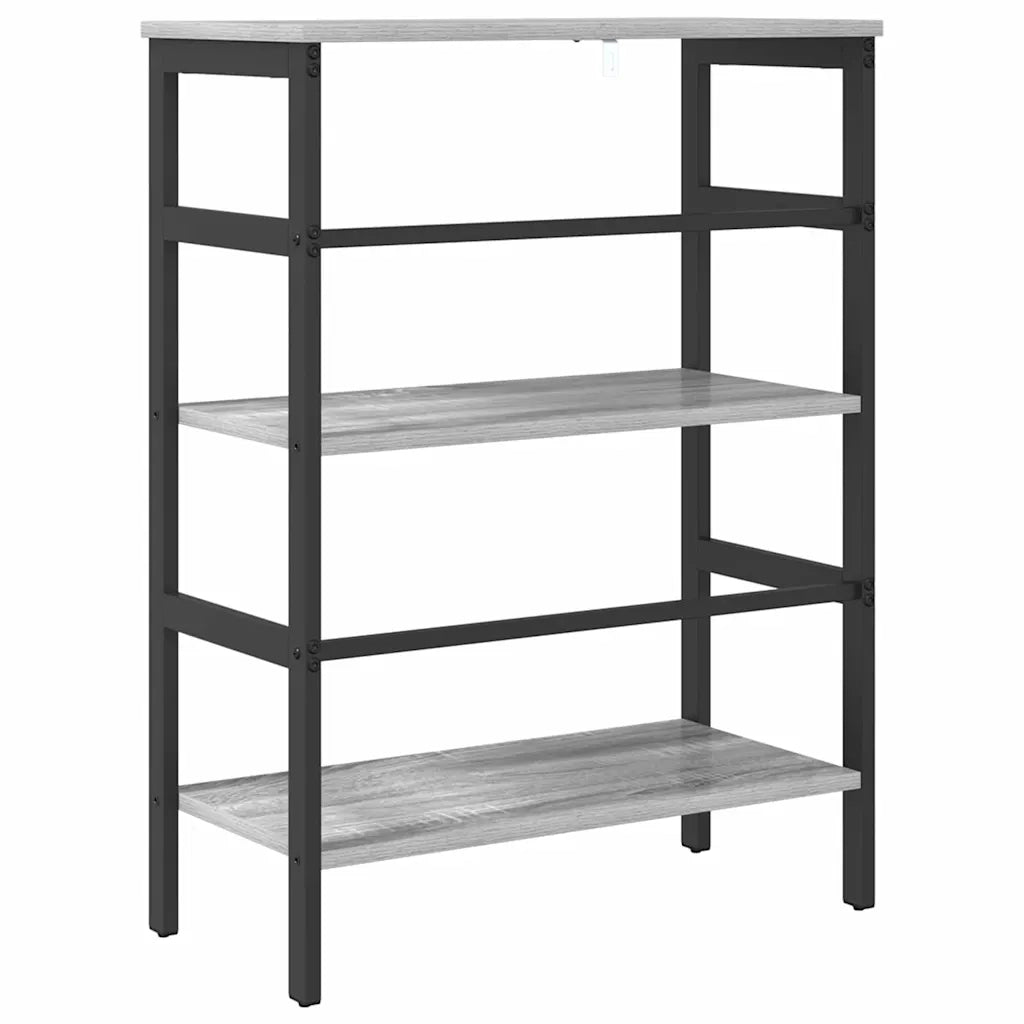 Libreria Grigio Sonoma 60 x 29,5 x 81 cm Legno multistrato 883919