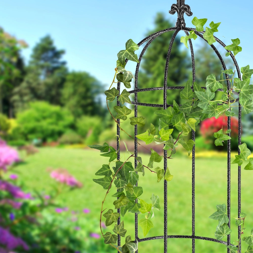 Supporto per pergola da giardino KADAX per fiori e piante, terrazzo in metallo, 80 cm
