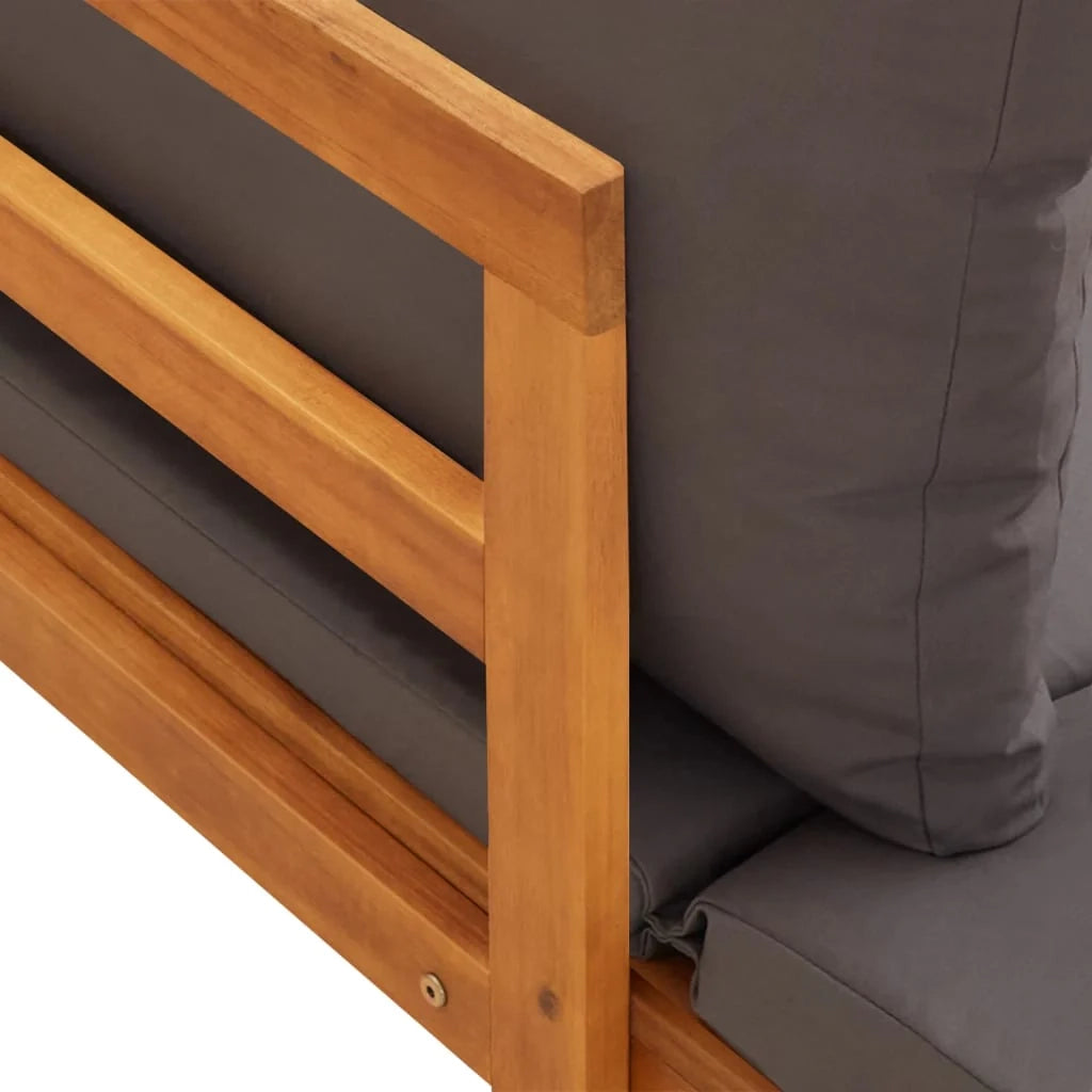 Set di mobili da giardino mobili da esterno set da 3 pezzi con cuscini legno di acacia grigio scuro 02_0015970