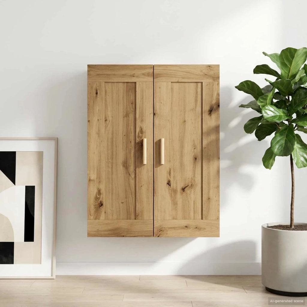 Armadietto a muro A parete Rovere artigianale 69,5 x 34 x 90 cm 8010879