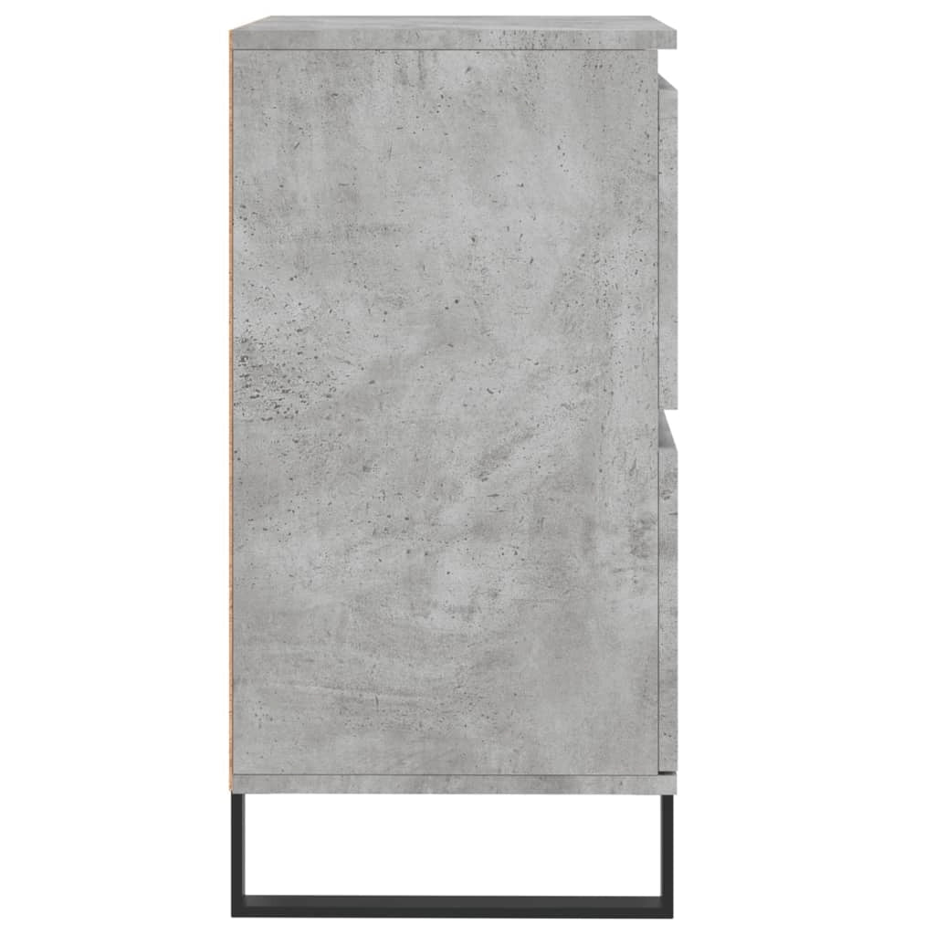 Buffet credenza cassettiera armadio mobile contenitore organizer per cucina soggiorno salotti 3 pezzi legno ingegnerizzato grigio 02_0037140