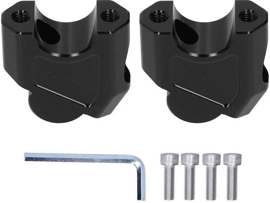 Motorfiets Stuoreggente - Elevazione del Sedile - Nero - Reggitore di Sedile Elevabile - Adattatore di Fermo Reggitore - Compatibile con 502C/TRK502/502X/752S/Leoncino BJ50