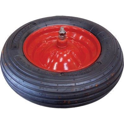 RUOTA PNEUMATICA X CARRIOLA HAND - 3.50X8 DISCO METALLO ASSE MM 12X160 + PFU- 1 kit