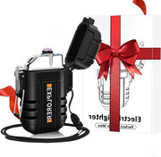 Accendino Elettrico - Impermeabile USB Ricaricabile - Regalo per Uomini - Candele per Campeggio Barbecue Outdoor Survival