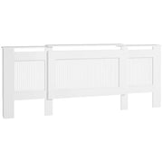 Copriradiatore a Lamelle Regolabile ¨C zephmum ¨C MDF Bianco 125-201 cm