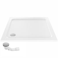 Piatto Doccia Acrilico Rea Belmond White 90x90