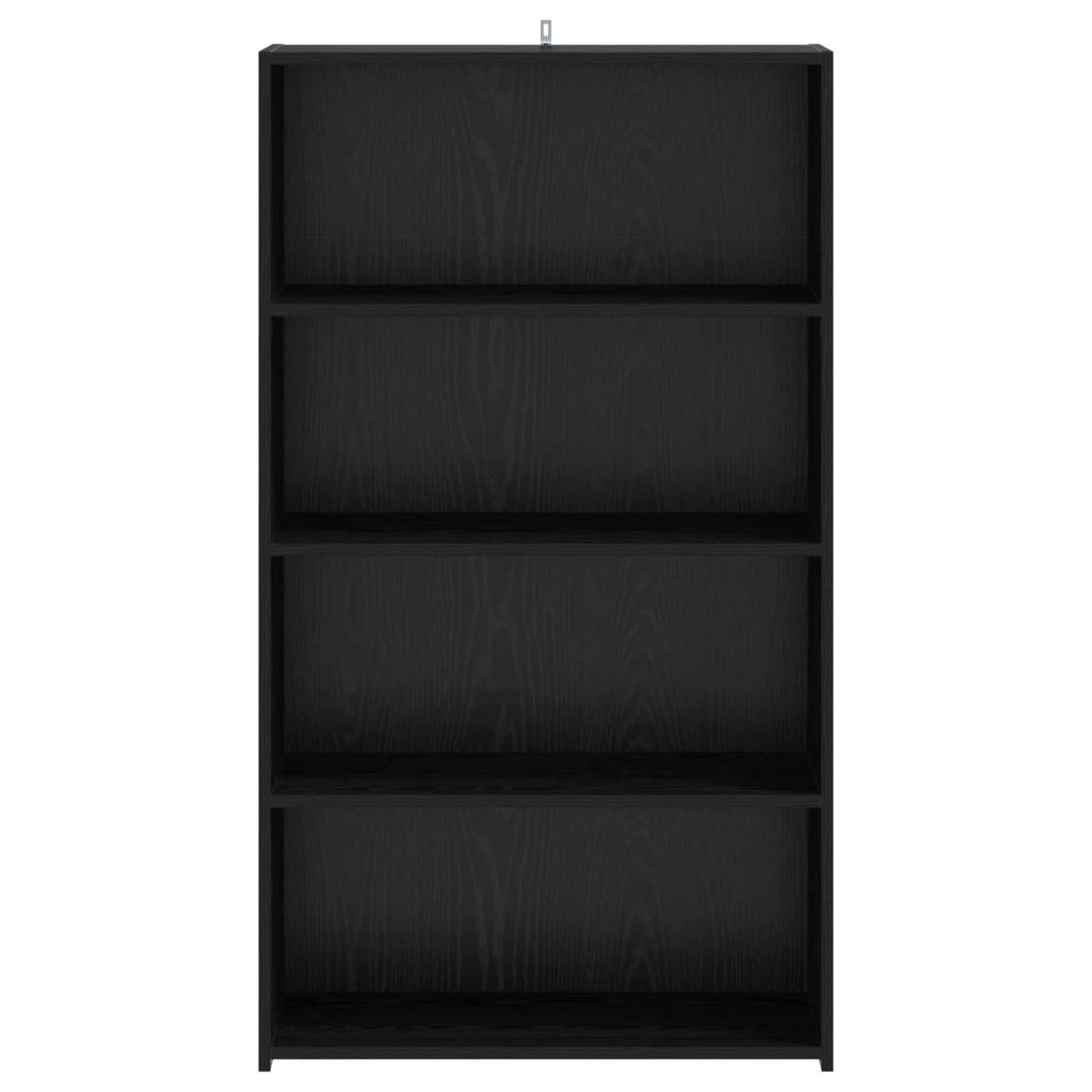 Credenza Rovere Nero 70 x 41 x 124 cm Legno ingegnerizzato 8015672