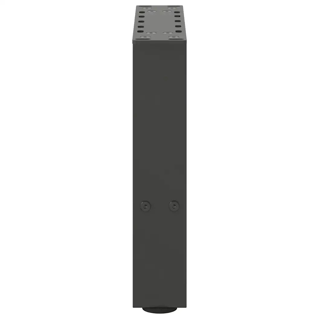 Gambe per Tavolino da Caff¨¨ Antracite 2 pz-Set di 2 Gamba per Tavolo 40x(30-31) cm Acciaio