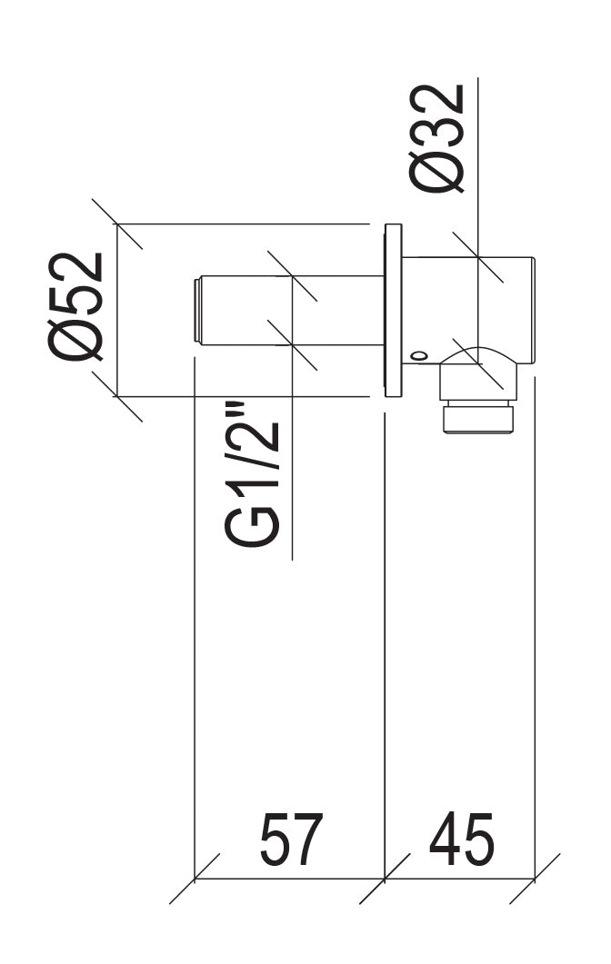 Presa D'acqua Tonda G1/2