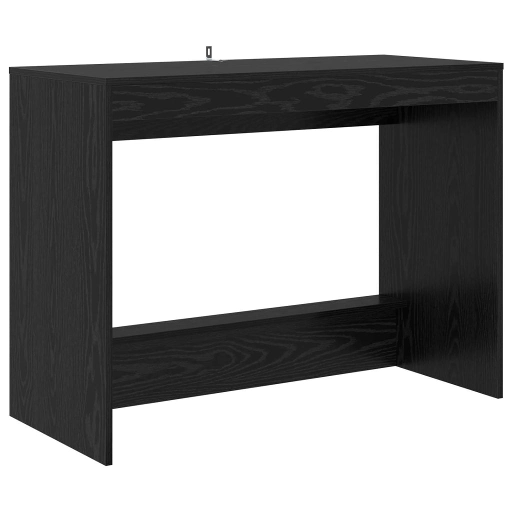 Scrivania Letto Rovere Nero Legno ingegnerizzato 893732