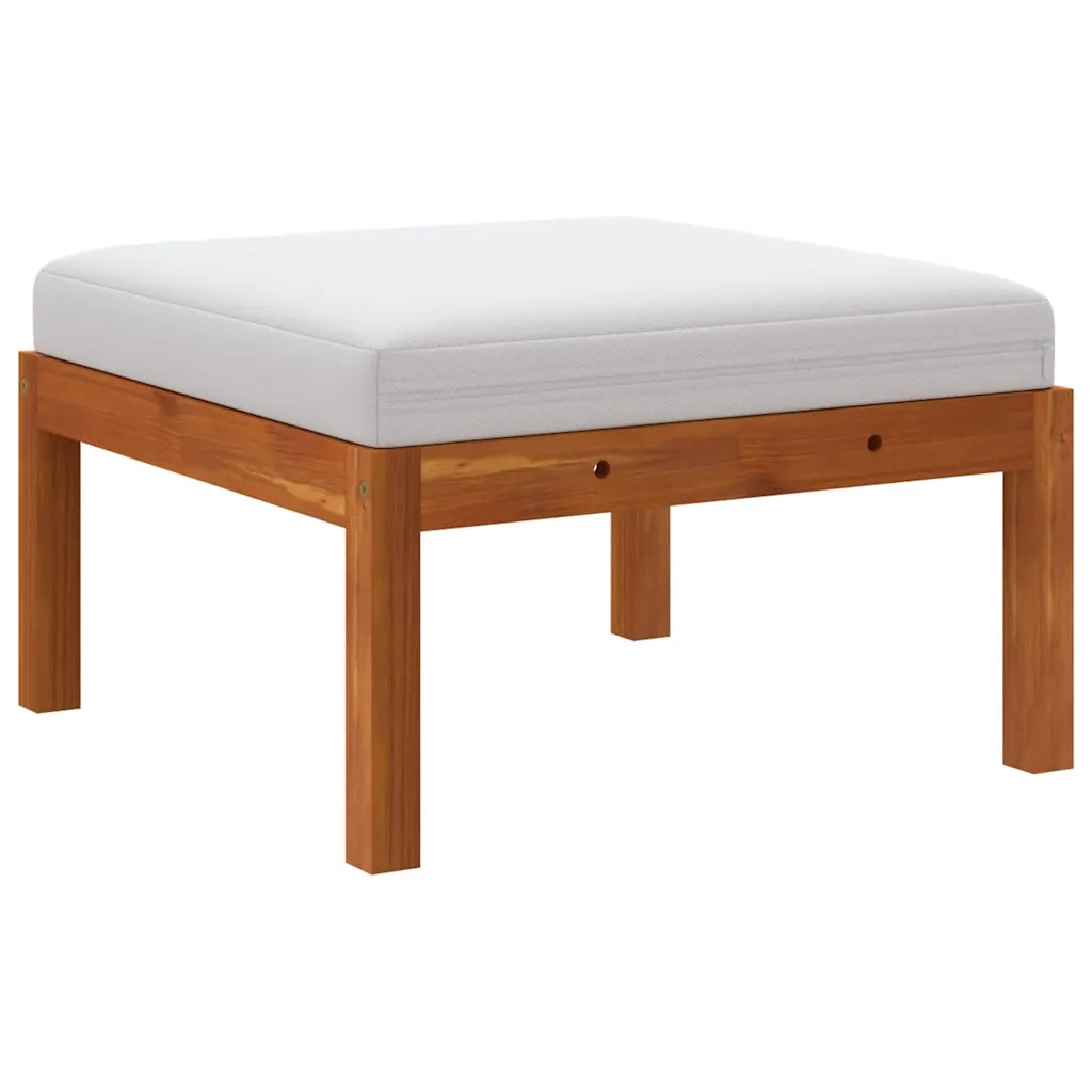 Sgabello da Giardino con Cuscino in Massello d'Acacia cod mxl 73470